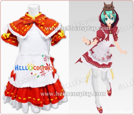 Vocaloid 2 Cosplay Project Diva Hatsune Miku Red Dress
