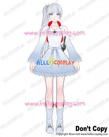 RWBY Cosplay White Trailer Weiss Schnee Uniform Costume