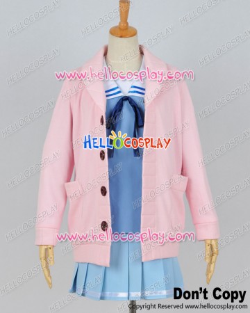 Beyond The Boundary Kyoukai No Kanata Cosplay Mirai Kuriyama Sailor Girl Uniform Costume