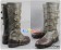 Devil May Cry 4 DMC Cosplay Nero Gray Brown Boots