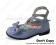 Matt Purple Pop Crossing Straps Chunky Princess Lolita Shoes