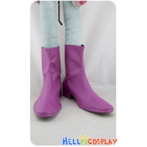 Adventure Time with Finn and Jake Cosplay Purple Short Boots