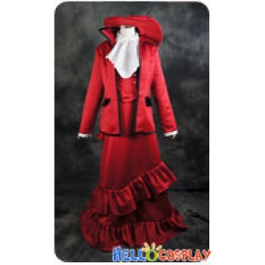 Black Butler Kuroshitsuji Cosplay Madam Red Dress Costume