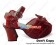 Matt Wine Red ViVi Detachable Bow Chunky Princess Lolita Shoes