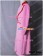 Doctor Dr Time Lady Romana Pink Trench Coat Cashmere Costume