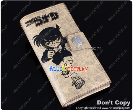 Case Closed Meitantei Conan Cosplay Conan Edogawa Long Wallet