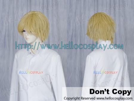 Pale Goldenrod Cosplay Short Layer Wig