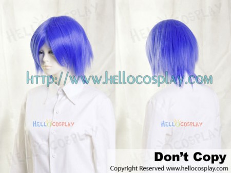 Medium Blue Short Cosplay Wig