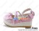 Pink White Heart Shaped Buckles Platform Princess Lolita Shoes