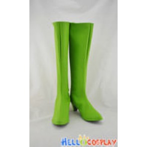 One Piece Cosplay Shoes Nico Robin Boots Green