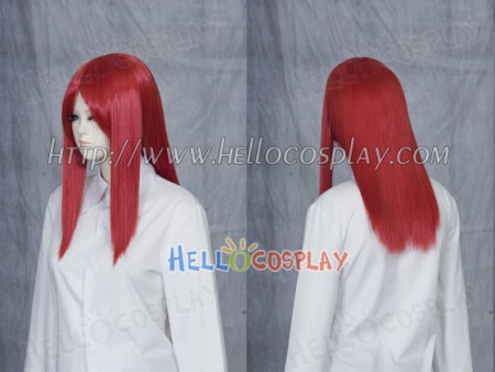Red 50cm Cosplay Straight Wig