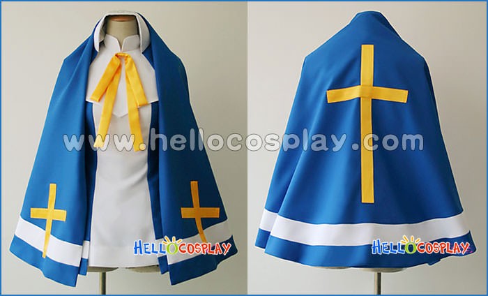 Guilty Gear Bridget Blue White Cosplay Shoes