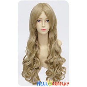 K-On Cosplay Tsumugi Kotobuki Wig Lolita Curly Long Golden Yellow