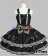 Sweet Lolita Gothic Punk Jumper Skirt Black Sailor Dress