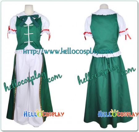 Touhou Project Cosplay Hong Meirin Costume