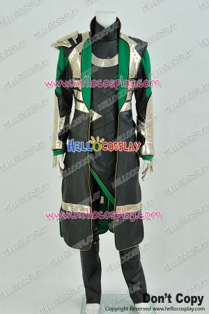 Thor 2 The Dark World Loki Cosplay Costume Full Set