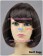 Dark Brown Cosplay Bob Wig