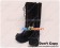 Black Lace And Zipper Ruffle Plateforme Punk Lolita Long Boots