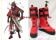 Guilty Gear XX Cosplay Sol Badguy Boots Red