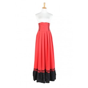 Lolita Dress Victorian Lolita Edwardian Period Pleated Skirt Cosplay Costume