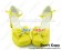 Creamy Yellow Bow Chunky Princess Lolita Shoes