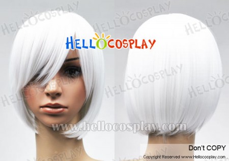 White Bobo Cosplay Short Wig