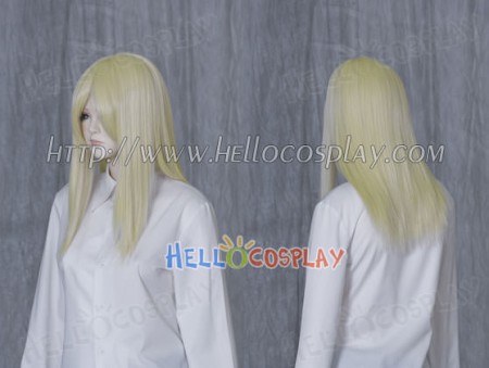 Light Goldenrod Yellow 50cm Cosplay Straight Wig