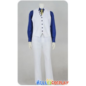 One Piece Cosplay Admiral Sakazuki Aokiji Kuzan White Vest Costume