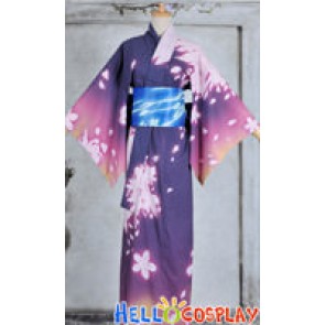 Vocaloid 2 Cosplay Luka Costume Kimono Bathrobe Dress