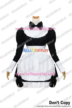 Lolita Cosplay Long Sleeves Maid Dress