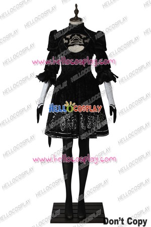 Nier Automata 2B Cosplay Costume Uniform