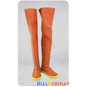 Vocaloid 3 Cosplay Megpoid Gumi Orange Long Boots