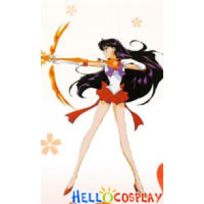 Sailor Moon Mars Raye Hino Cosplay Wig