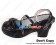 Mirror Black Ruffle Bows Sweet Chunky Princess Lolita Shoes