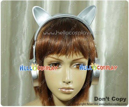 Mondaiji Cosplay You Kasukabe Cat Ears Headset Listening Ver