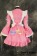 Maid Cosplay Pink White Long Sleeves Dress Sweet Costume