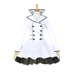 RWBY Season 2 Weiss Schnee White Trailer Cosplay Costume Dress