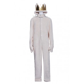 Where the Wild Things Are Wolf Max Records Costume Jumpsuit