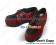 Red Zebra Lace Buckles Platform Punk Lolita Shoes