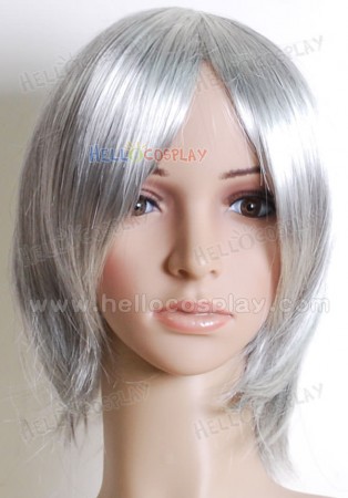 Silver Grey 003 short Wig