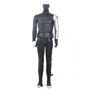 Captain America 2 Winter Soldier Cosplay Costume Uniform