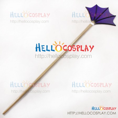 Fairy Tail Cosplay Mystogan Fans Cane Staff Stick Weapon Prop