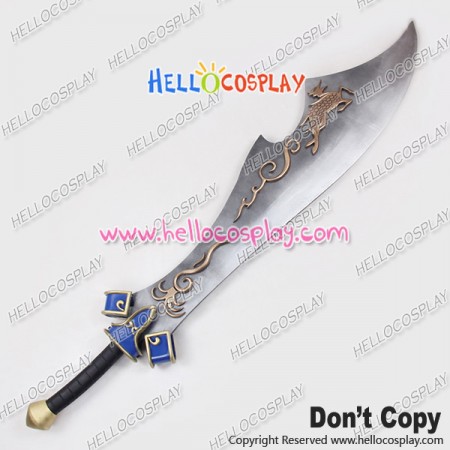 Dynasty Warriors 6 Cosplay Xia HouChun Sword Broadsword