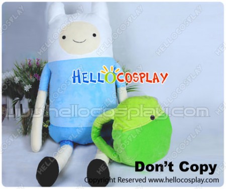 Adventure Time with Finn and Jake Cosplay Finn Plush Doll