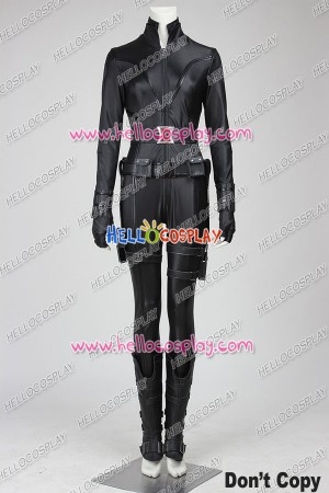 Avengers Age Of Ultron Black Widow Cosplay Costume Jumpsuit