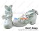 Pink Derma Heart Shaped Ruffle Chunky Princess Lolita Shoes