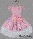 Sweet Lolita Gothic Punk Ruffle Pink Dress