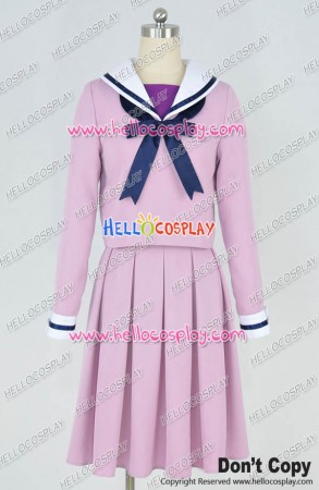 Noragami Cosplay Hiyori Iki Purple School Uniform Costume