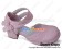Pink Double Ankle Straps Ruffle Chunky Sweet Lolita Shoes