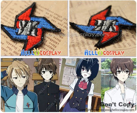 Another Cosplay Accessories Embroidery School Badge